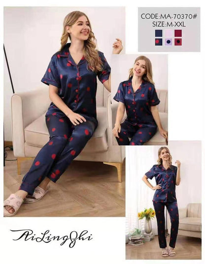 Premium 2 PC Silk Nightwear