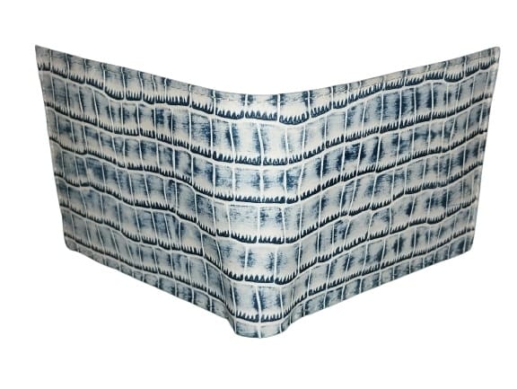 Stylish Blue-White Gradient Wallet