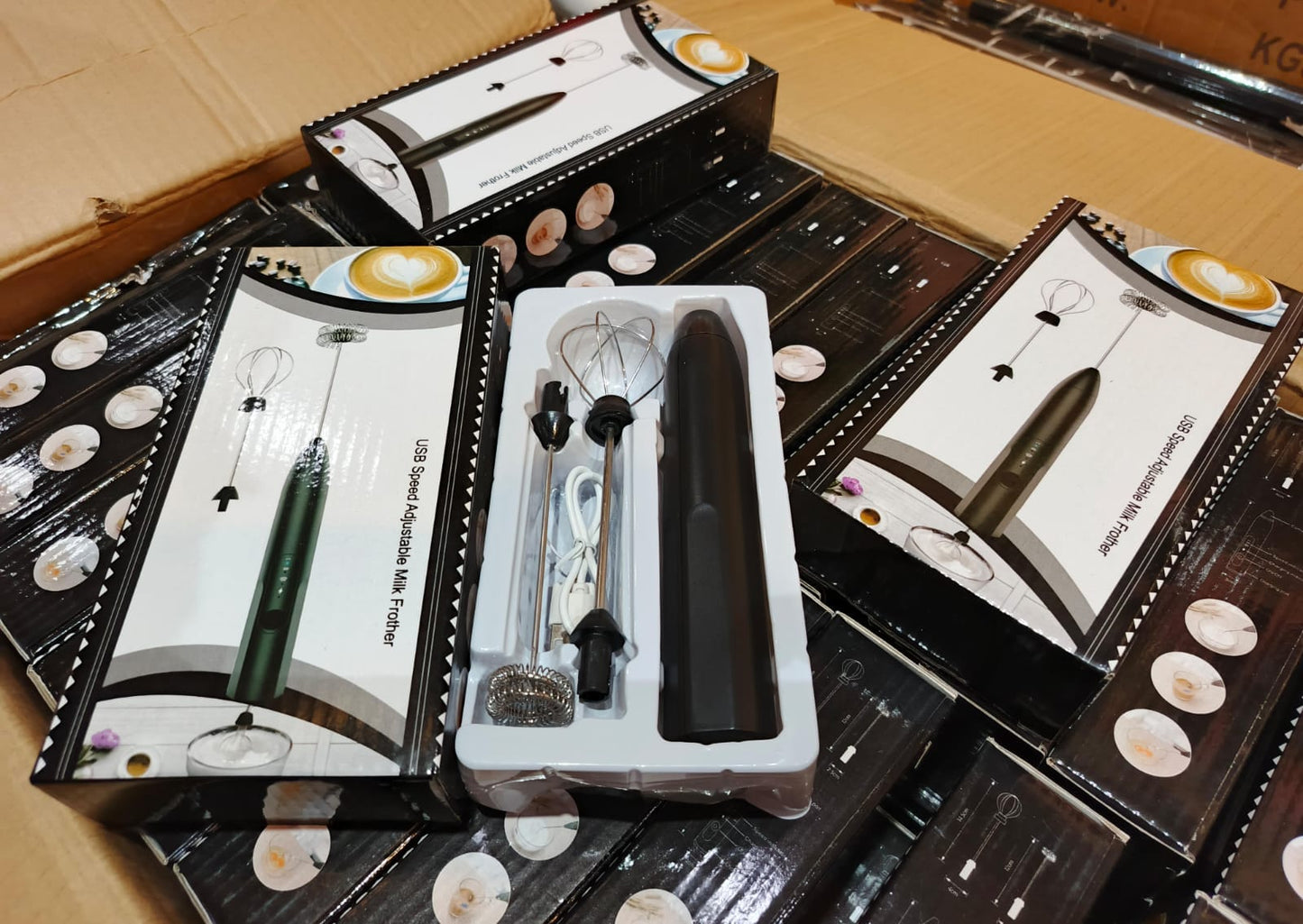 Rechargeable Electric Coffee Beater – USB Charging Handheld Milk Frother