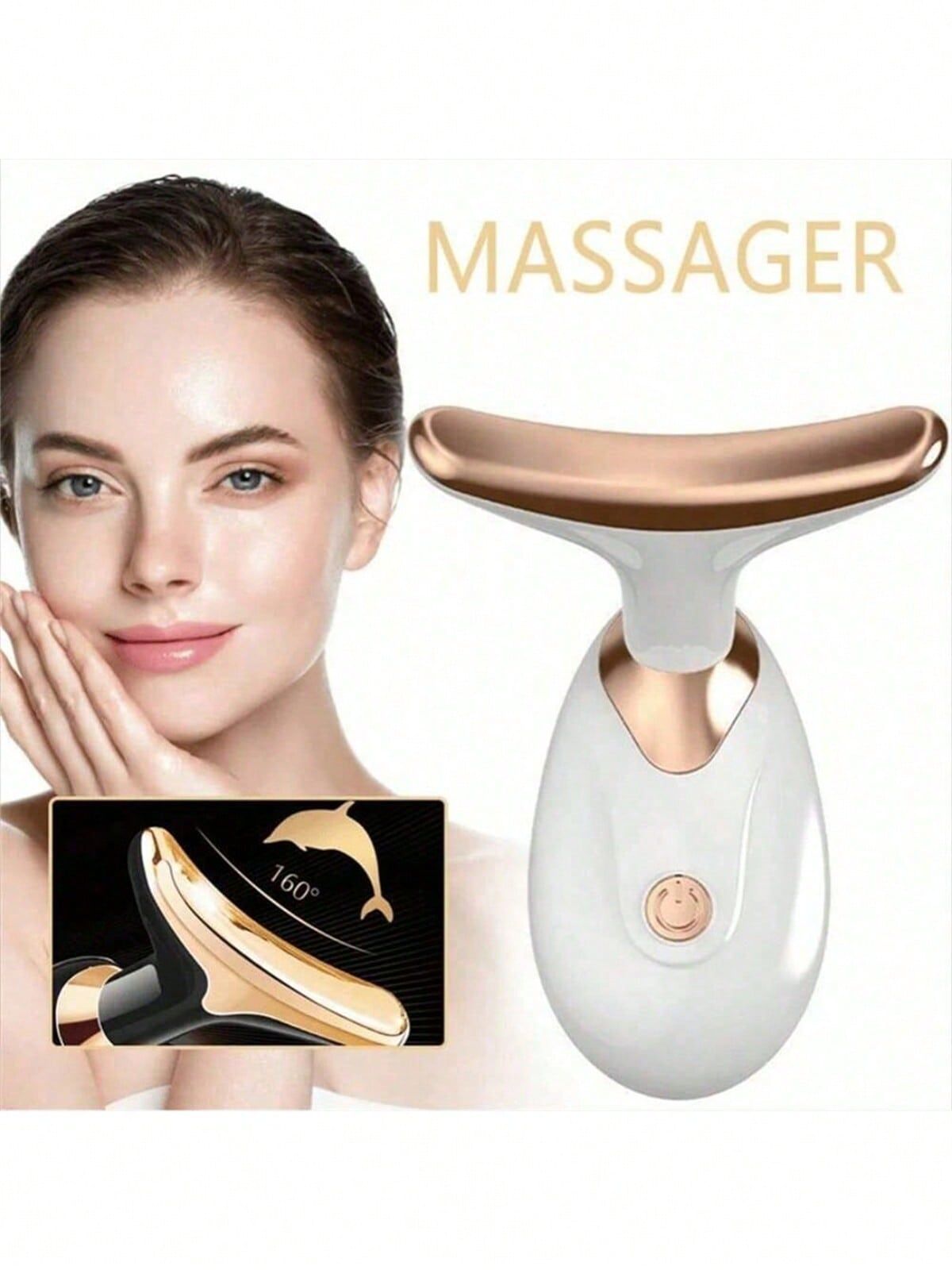 Digital Face & Neck Massager | Skin Tightening & Relaxation Tool