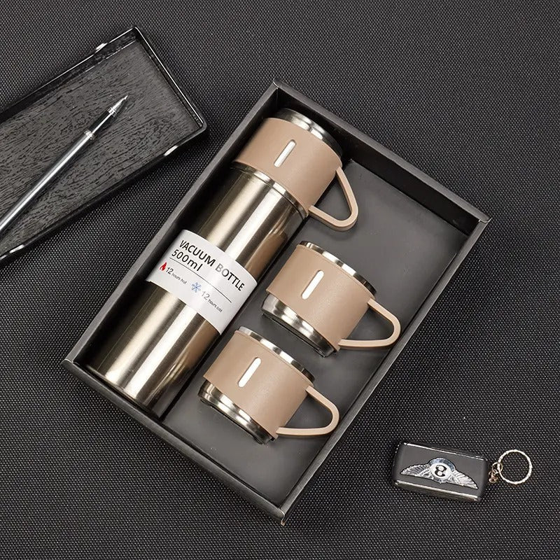 Stainless Steel Vacuum Flask 316 Grade – 500 ML | Hot & Cold Insulated Thermos Bottle