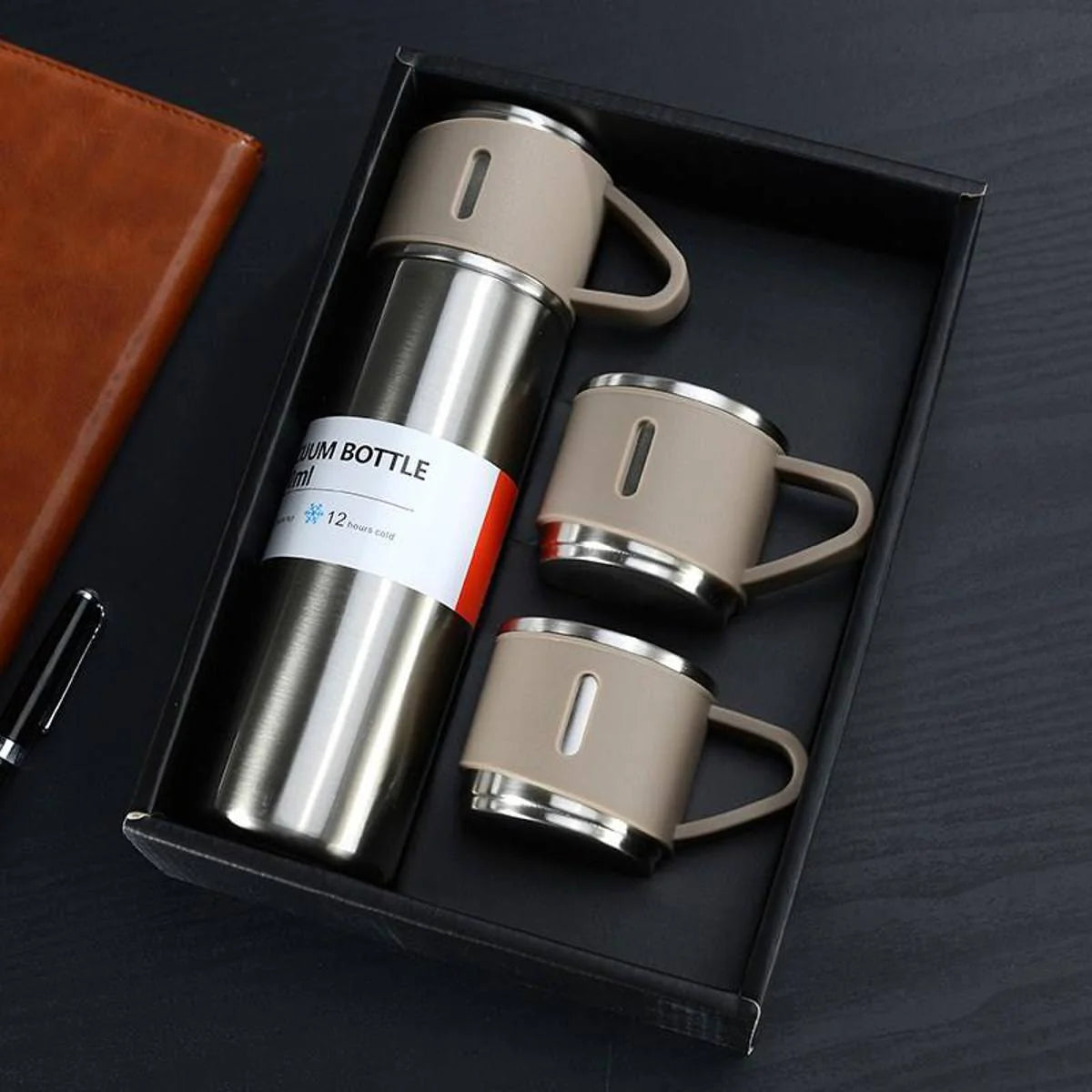 Stainless Steel Vacuum Flask 316 Grade – 500 ML | Hot & Cold Insulated Thermos Bottle