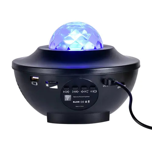 Starry Sky Galaxy Projector with Bluetooth Speaker, Remote Control & Multicolor LED Night Light