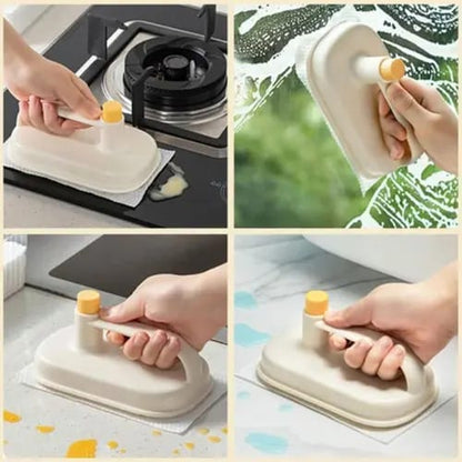Kitchen Cleaning Magic Brush – Replaceable Head with Disposable Magic Cloth Pads