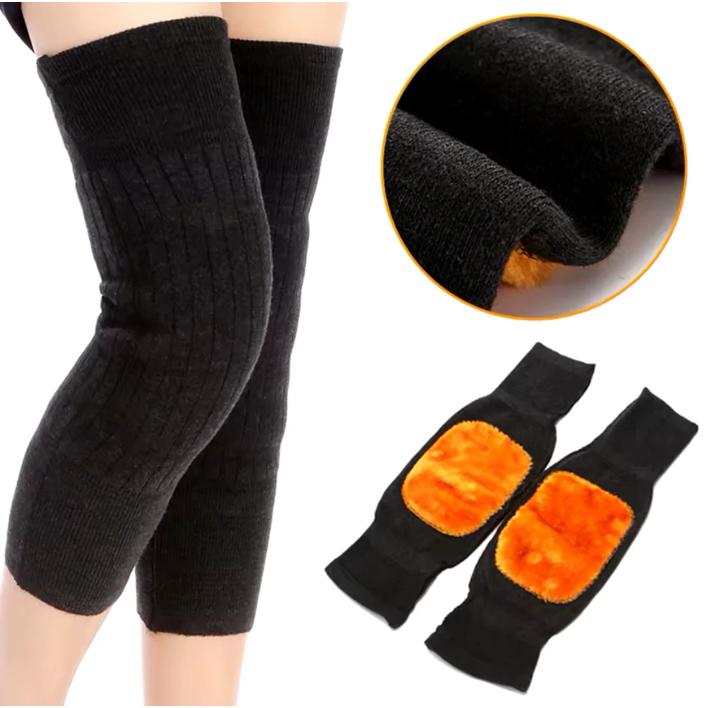 Winter Warm Knee Warmer Pair – Unisex Thermal Support for Men & Women