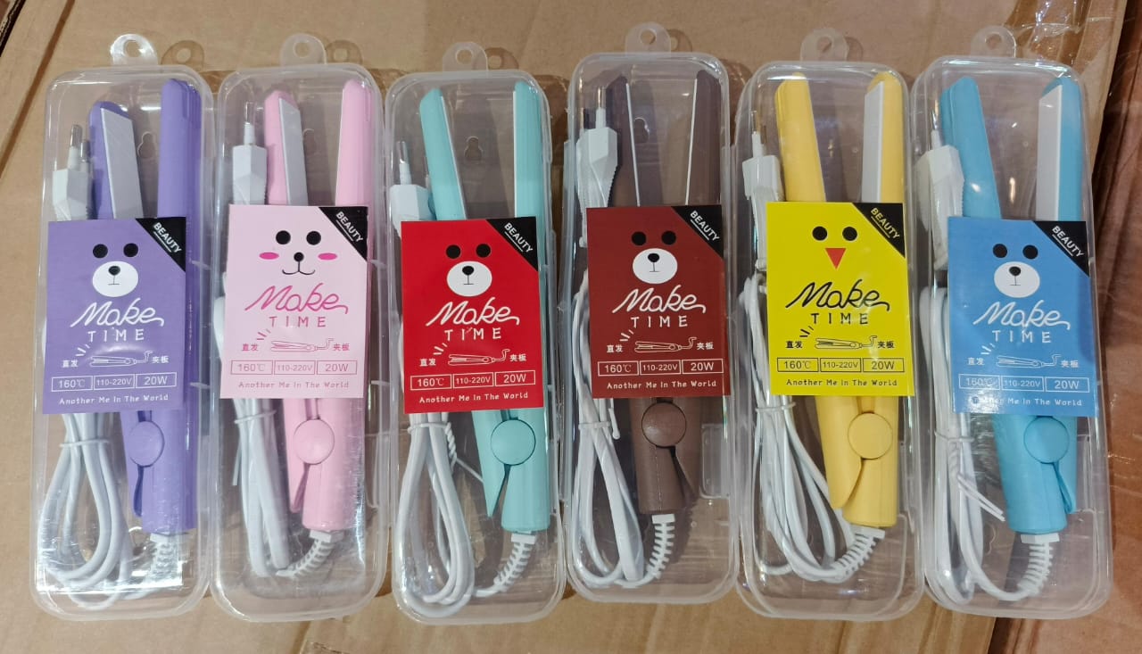 Make Time Mini Travel Hair Straightener – Compact & Portable Styling Tool