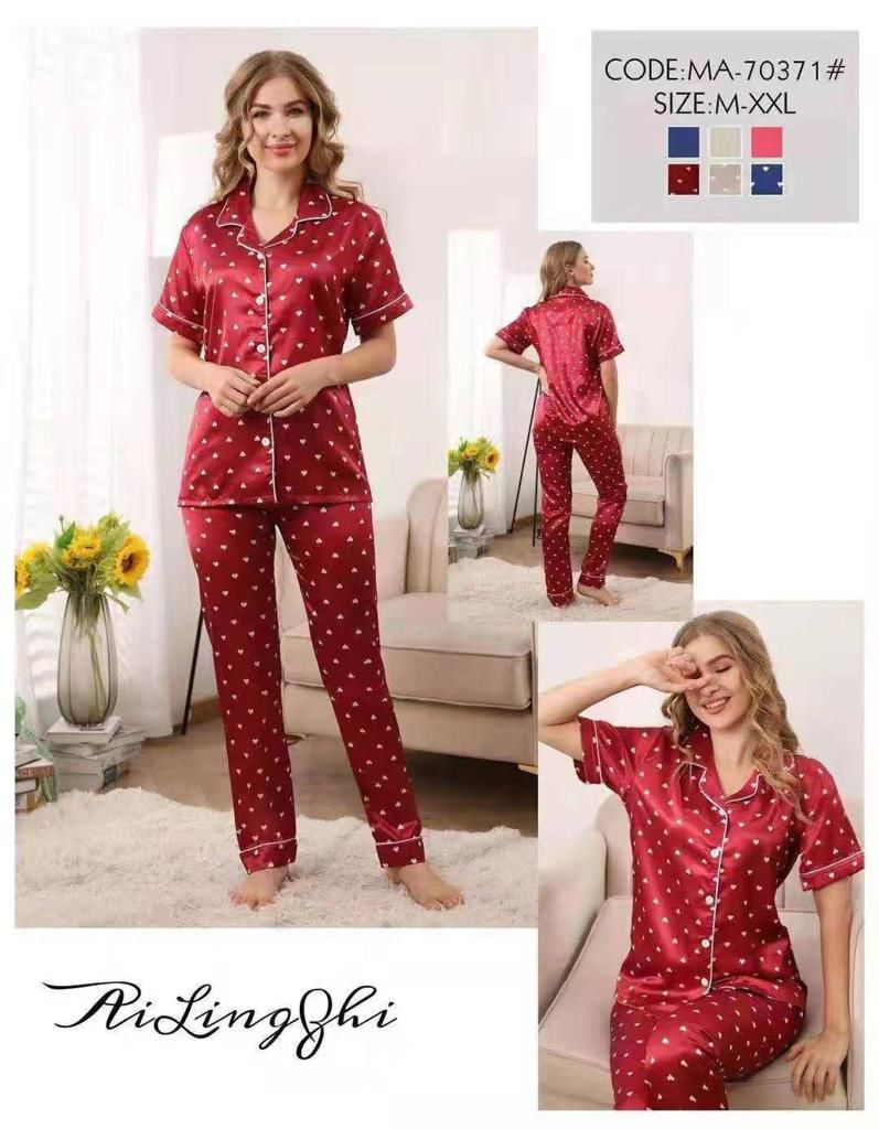 Premium 2 PC Silk Nightwear
