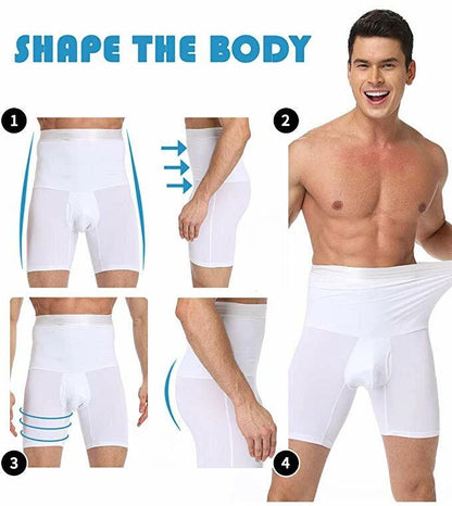Men's Cross Notch Half Body Shaper