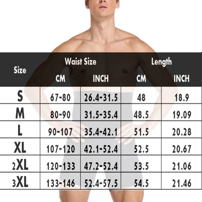 Men's Cross Notch Half Body Shaper