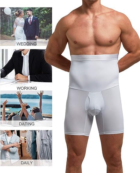 Men's Cross Notch Half Body Shaper