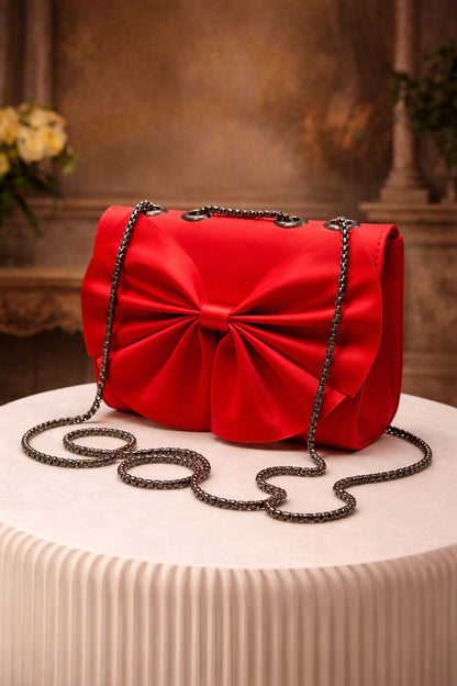 Elegant Bow Style Ladies Handbag