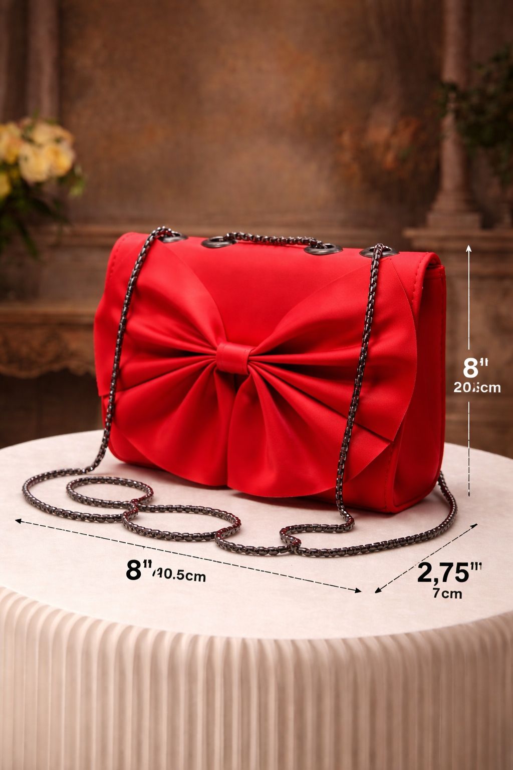 Elegant Bow Style Ladies Handbag