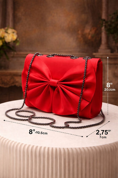 Elegant Bow Style Ladies Handbag
