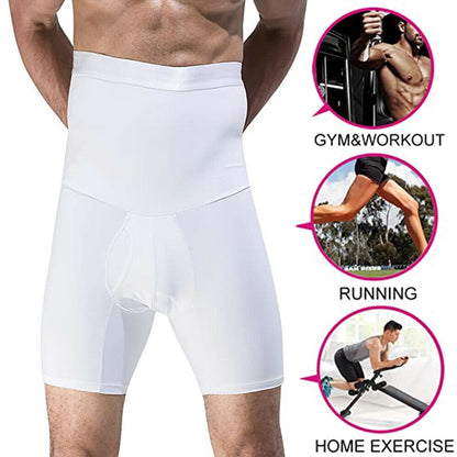 Men's Cross Notch Half Body Shaper