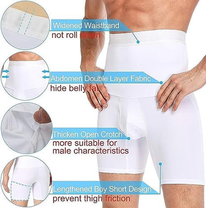 Men's Cross Notch Half Body Shaper