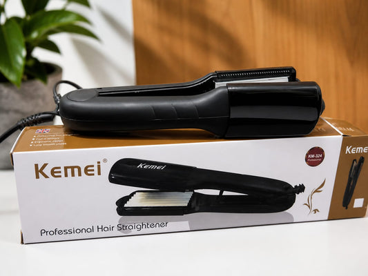 Kemei KM-324 Professional Ceramic Hair Straightener