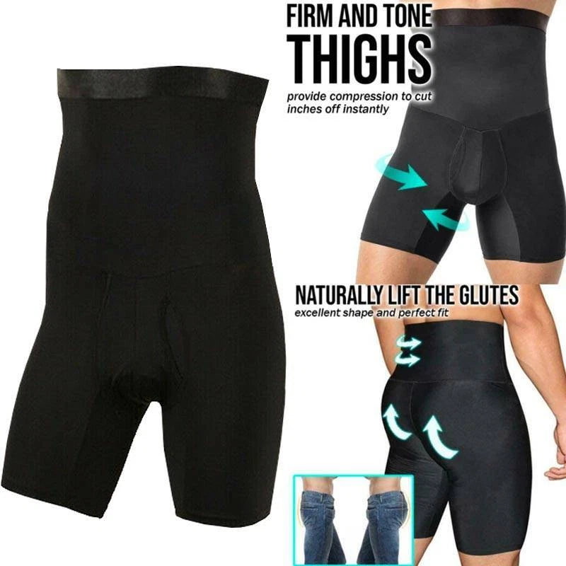 Men's Cross Notch Half Body Shaper