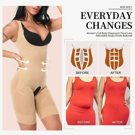Woman Wide Strap Full Body Shaper