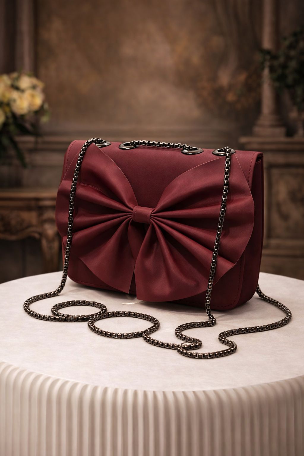 Elegant Bow Style Ladies Handbag