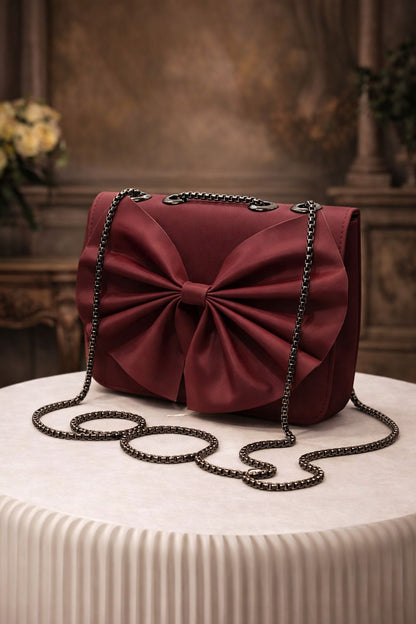 Elegant Bow Style Ladies Handbag