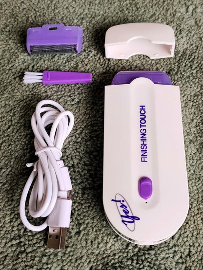 3-in-1 Electric Finishing Touch Hair Remover & Trimmer for Women