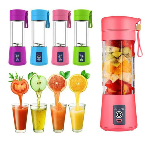 Small Portable Juice Extractor – Rechargeable Mini Blender